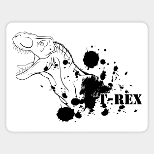 T-Rex Ink Spatter Magnet